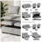 Luna Large Chenille U-Shaped Sofa Convertible Sectional King Pull Out Bed Sleeper Livingroom Apartment Storage Seat Corner Couch-1376048770