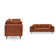 Kraz MINIMORE Modern Style 85'' Square Arm Sofa