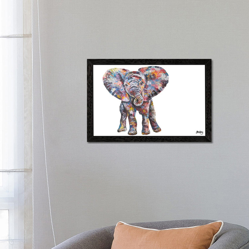 Nelly by Becksy - Wrapped Canvas Print, Black Framed, 66.04 cm H x 45.72 cm W