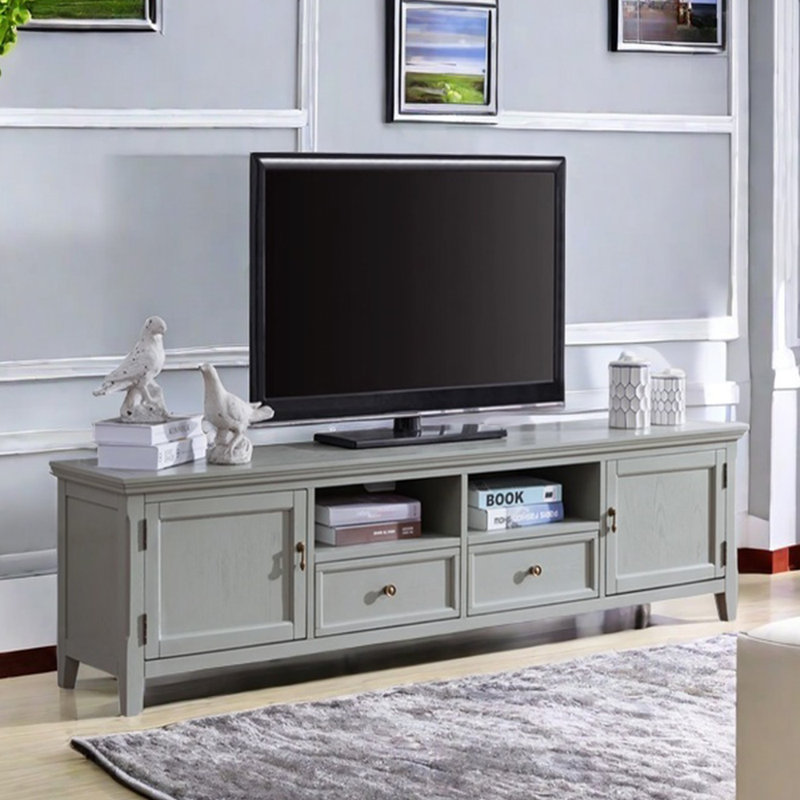 Meuble télé en bois massif American Style Design, 70.86"
