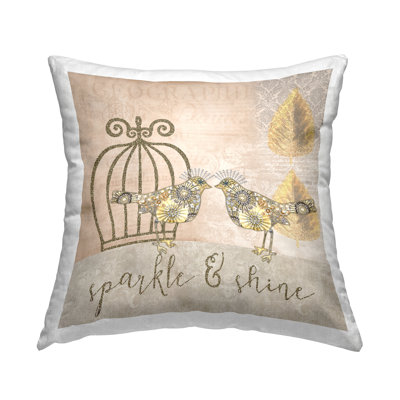 Coussin Sparkle & Shine Birds