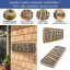 Plaque d’adresse murale sur 1 ligne-810225926