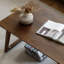 Table de bout rectangulaire en noyer noir