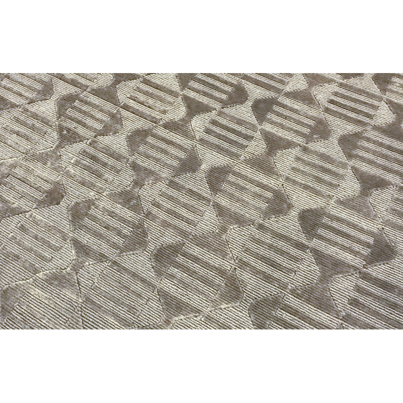 Hand-Knotted High-Quality Beige Area Rug