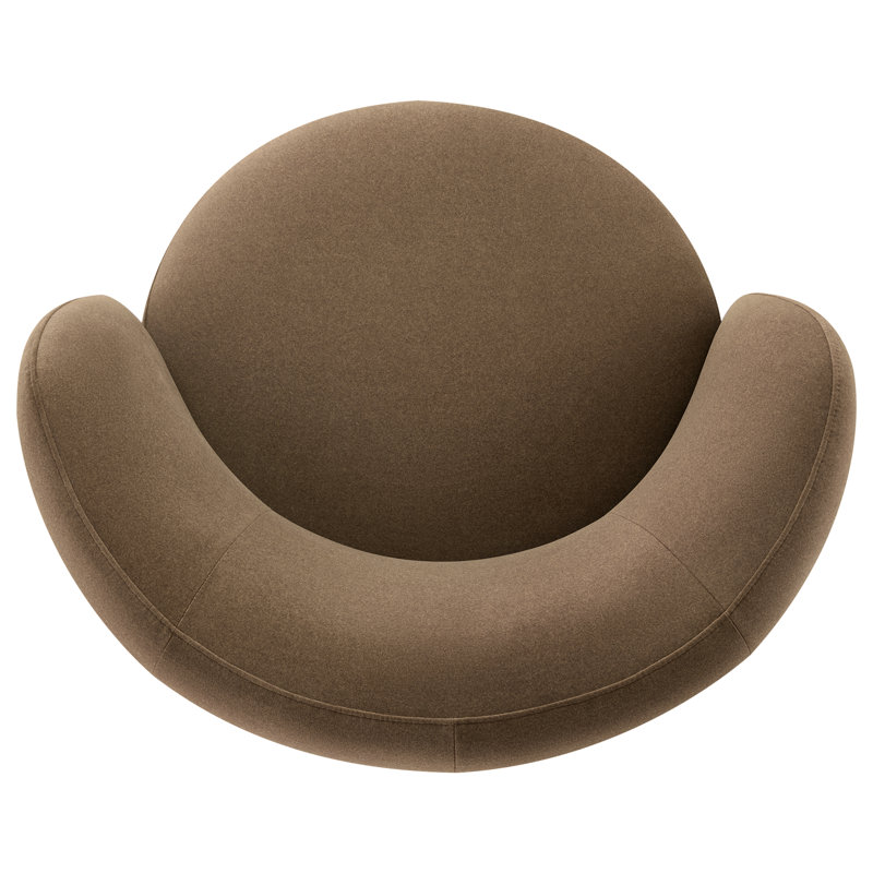 Kim Marcello Swivel Accent Chair, Vesper Tobacco Velvet