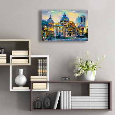 " Bucharest Romania Cec Palace " by Pedro Gavidia