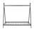 House Bed Tent Bed Frame Twin Size Metal Floor Play House Bed With Slat, No Box Spring Needed-682902164