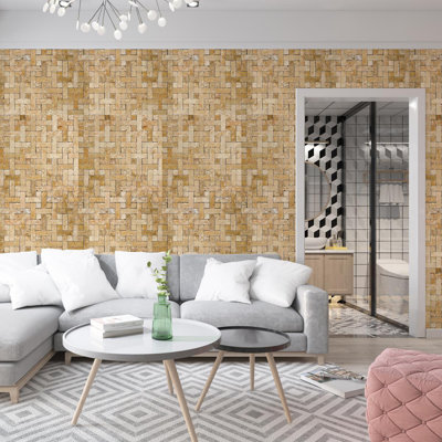 Pondsville 126" L x 24" W Smooth Self-adhesive Wallpaper Roll