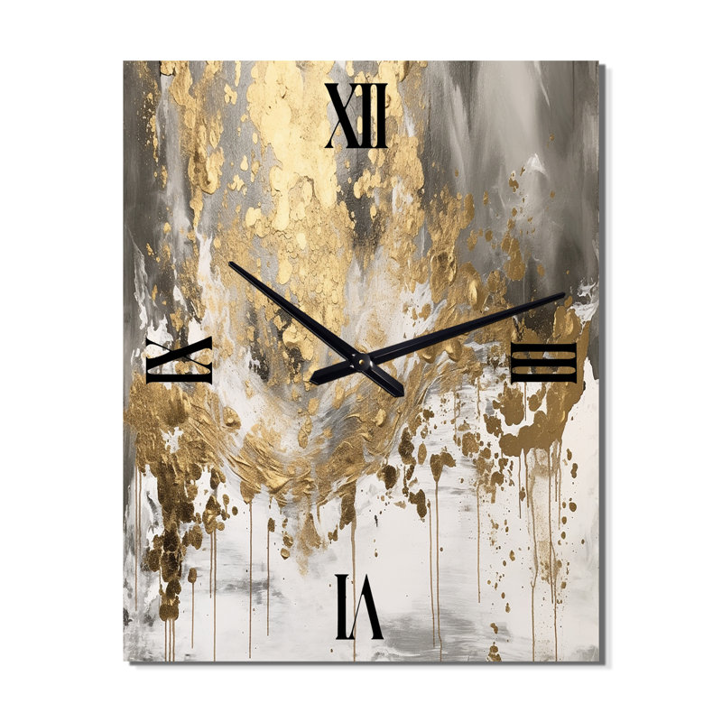 Horloge murale Modern, H 28 po x l 12 po x P 1 po