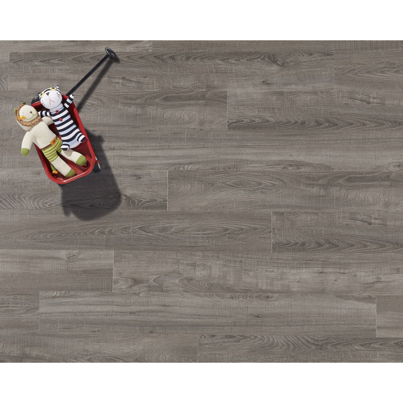 ADURA®Max with Microban® Sausalito 6" x 48" x 8mm Oak WPC Luxury Vinyl Plank, Bay Breeze