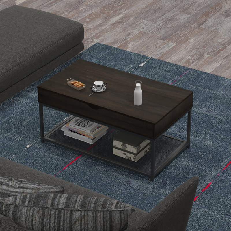 Kyashia Coffee Table, Espresso