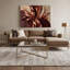 «Lyrical Abstraction 7», art mural sur toile brune-231103640