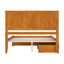 Lit plateforme en bois massif avec pied de lit et tiroirs de rangement Nantucket-96140423-96140420