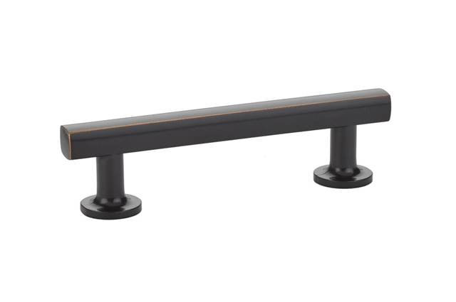 Freestone Trinity Bar Cabinet Pull, 3.5", Oil Rubbed Bronze