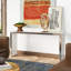 Melange 72'' W Stone Console Table
