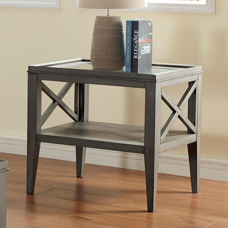 Table de bout Billy-George, Gris