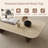 Neatha Modern 51" Rectangular coffee table, Sintered Stone Tabletop, Brown Solid Wood Legs for livingroom-497422043-470196668