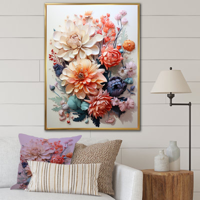 " Pink Floral Fantasy In Full Bloom "