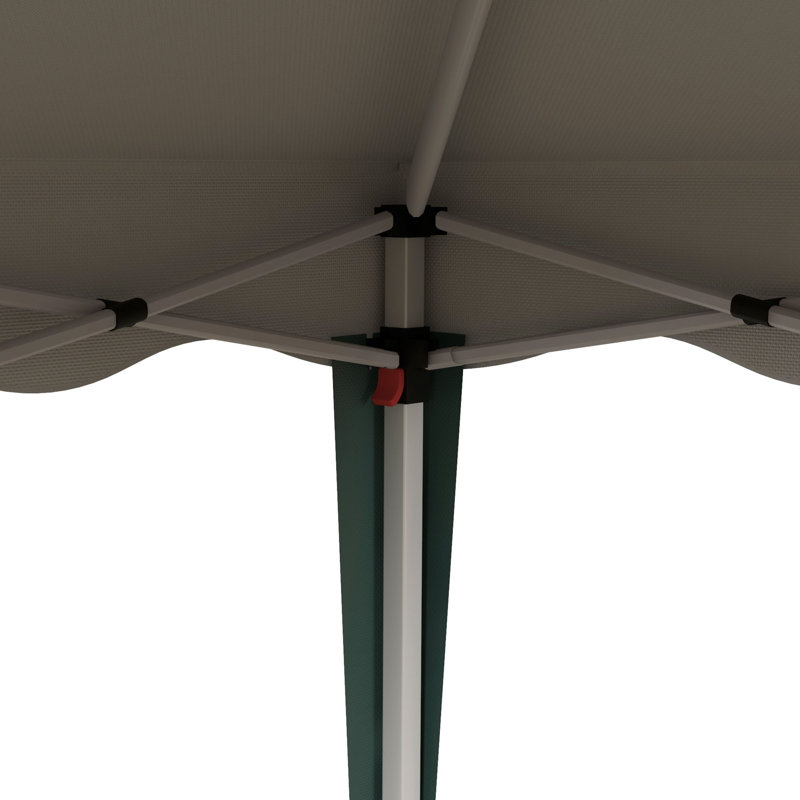 3m x 3m Steel Pop Up Canopy, Green