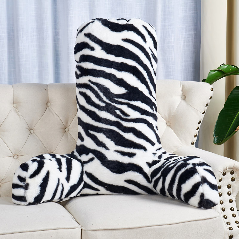 Faux Fur Backrest Pillow Cover & Insert, 30" x 28"