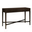 Console à 2 cannelures en brun foncé - Rehausse le décor du salon avec son espace de rangement