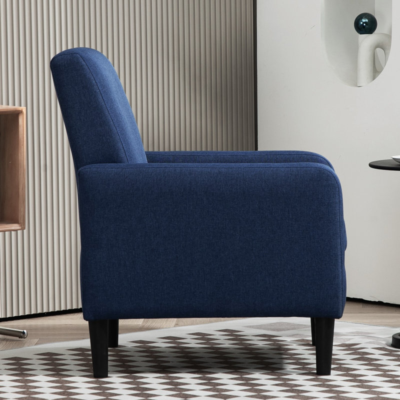 upholstery 26.2'' wide armchair, Ocean Blue Polyester