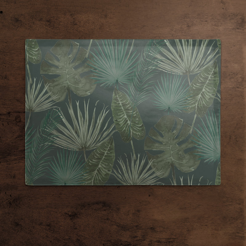 Napperon Tropical Palm, Vert