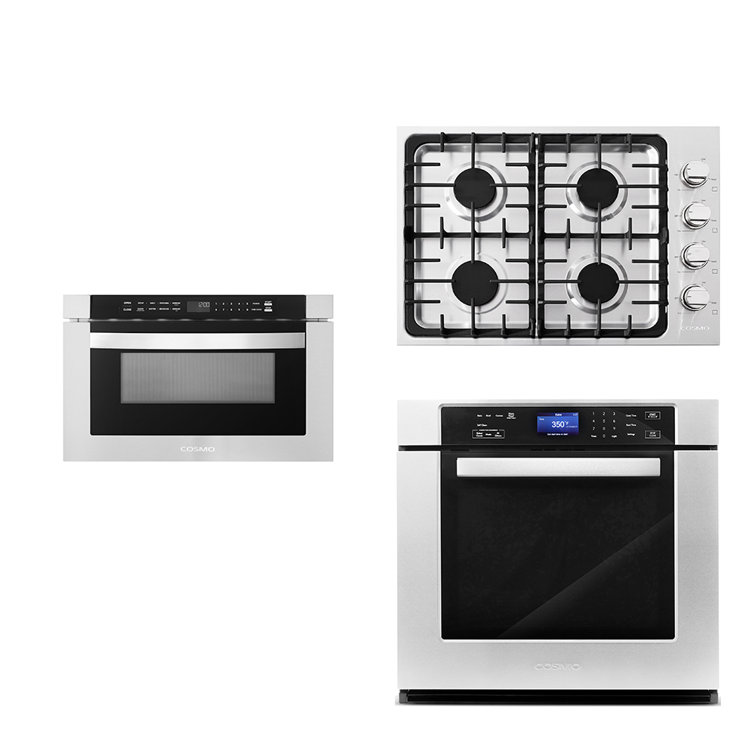 https://assets.wfcdn.com/im/06932389/resize-h755-w755%5Ecompr-r85/2057/205785070/Cosmo+3+Piece+Kitchen+Appliance+Package+with+30%27%27+Gas+Cooktop+%2C+Wall+Oven+%2C+and+Microwave+Drawer.jpg