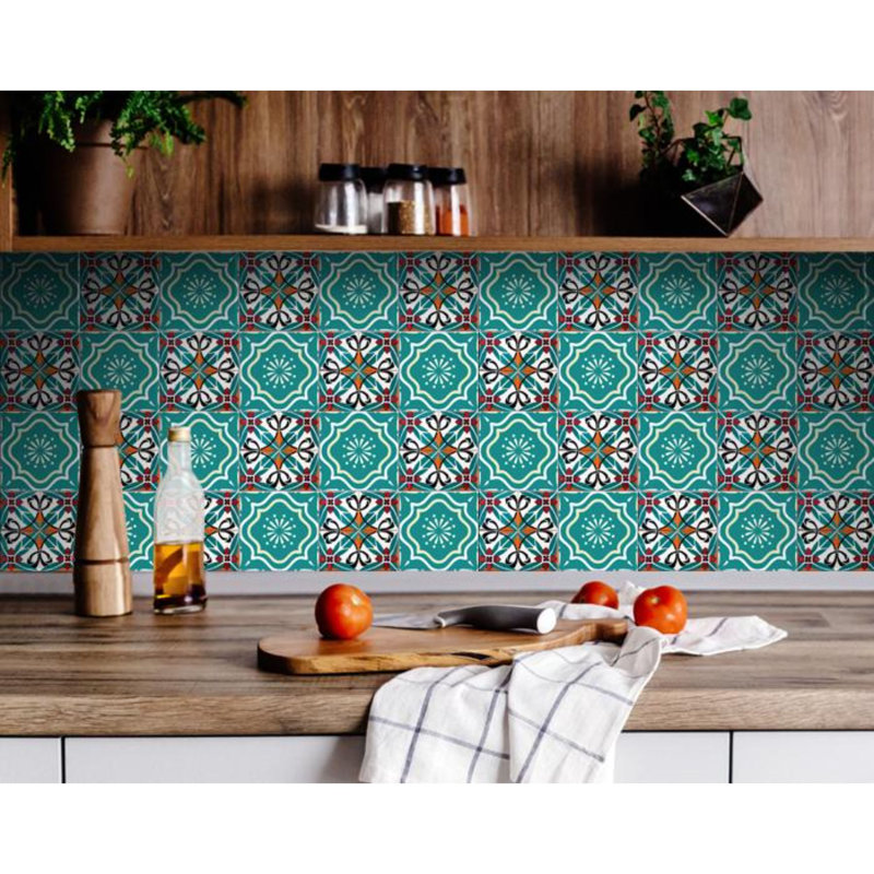 Carreau de mosaïque auto-adhésif en vinyle 8 po x 8 po