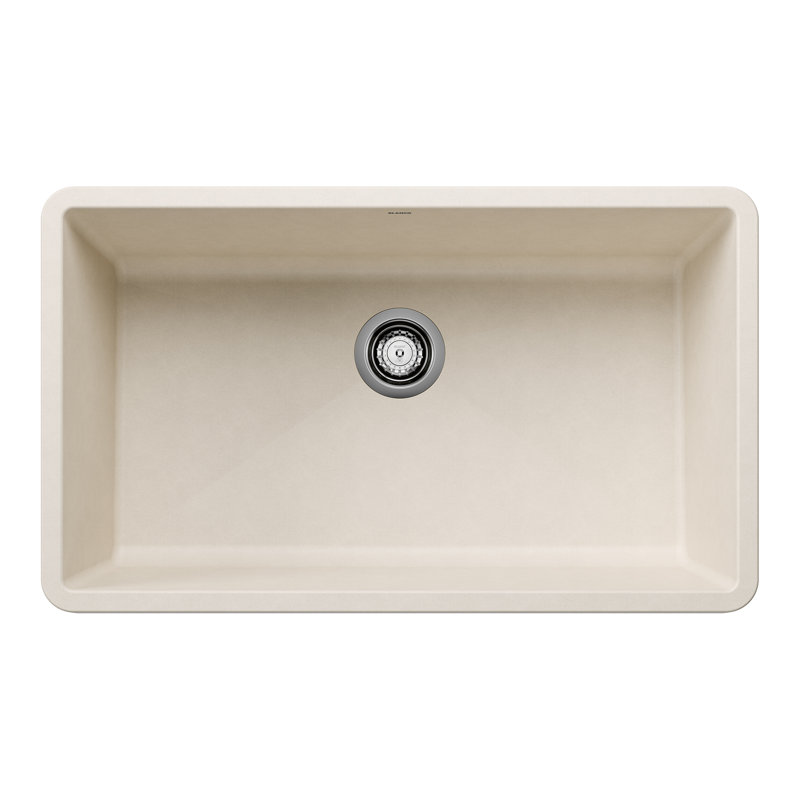 Precis SILGRANIT 32" Super Single Undermount Kitchen Sink, Café Brown