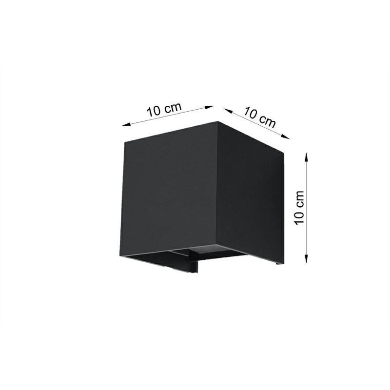 Armand Black 10cm H Integrated LED Outdoor Flush Mount