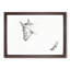 Sketch of a Donkey by Jean Bernard - Picture Frame Drawing Print-55619471-55619475