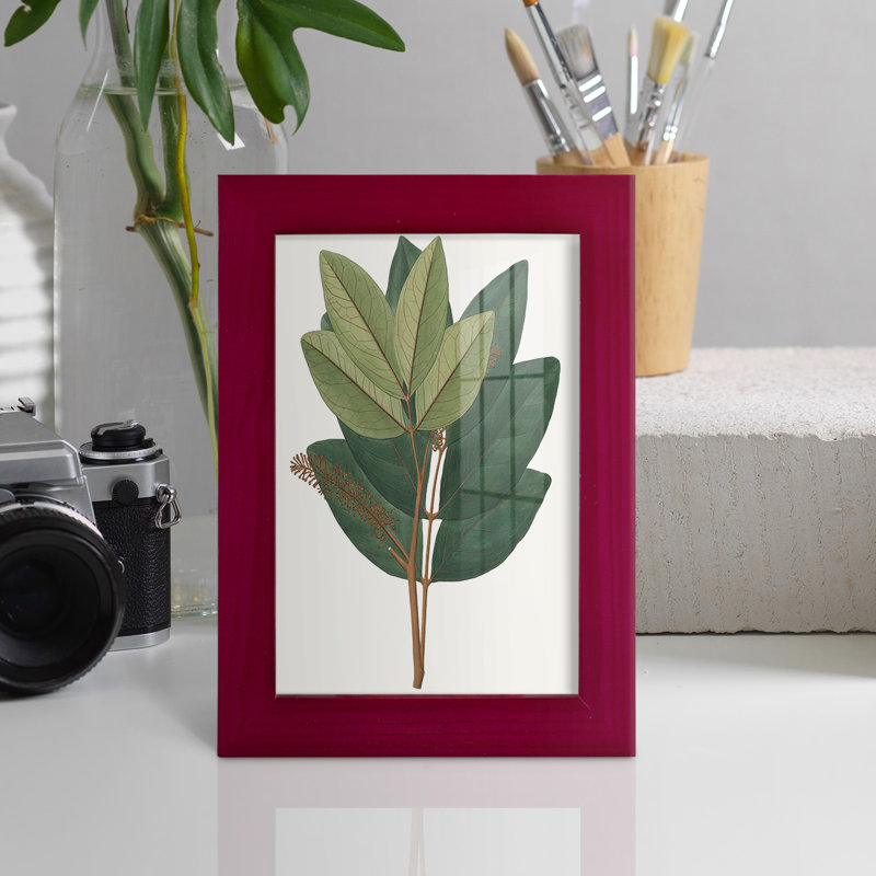 Fall Foliage IV, reproduction d'art encadrée, Rouge, H 9 po x l 7 po x P 1 po