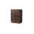 Simple Black Walnut Entrance Cabinet Solid Wood Accent Chest