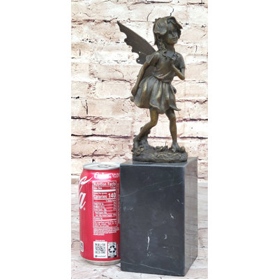 Beldin Fairy Daydream Bronze Sculpture Figure By French Artist Milo Hot Cast Figurine