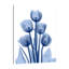 Indigo Spring Tulips 2 - Wrapped Canvas Print-1758501570