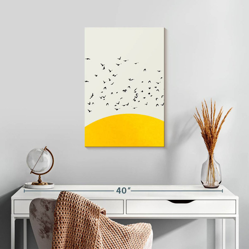 Oberle A Thousand Birds, 24" H x 16" W