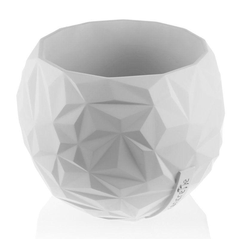 Handmade Pot Planter, White Matt