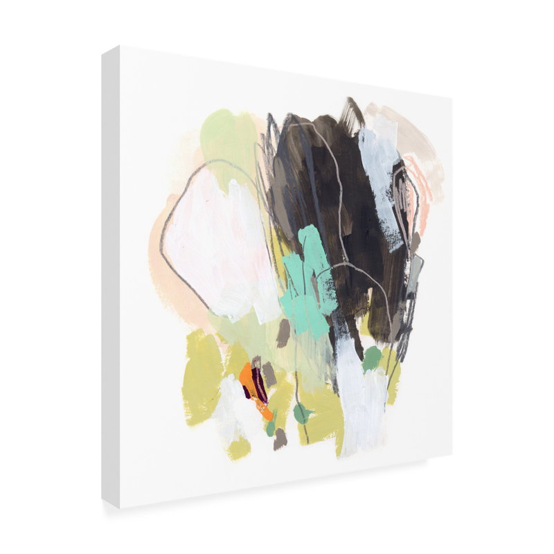 Abstract Modern Multicolor Canvas Art Print, 24" x 24"
