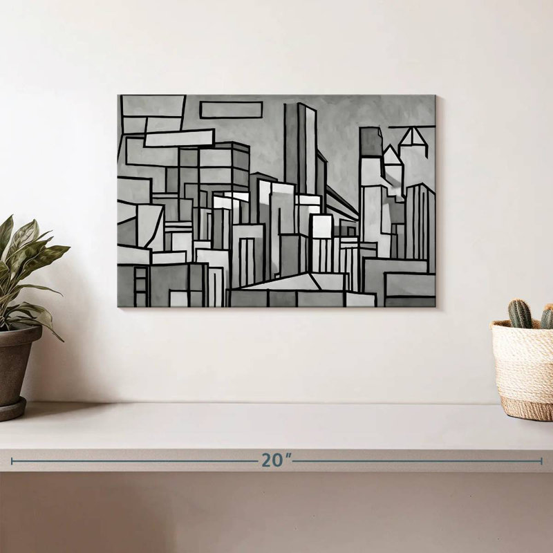 Paysage urbain Sirci Portland, H 8 po x l 12 po