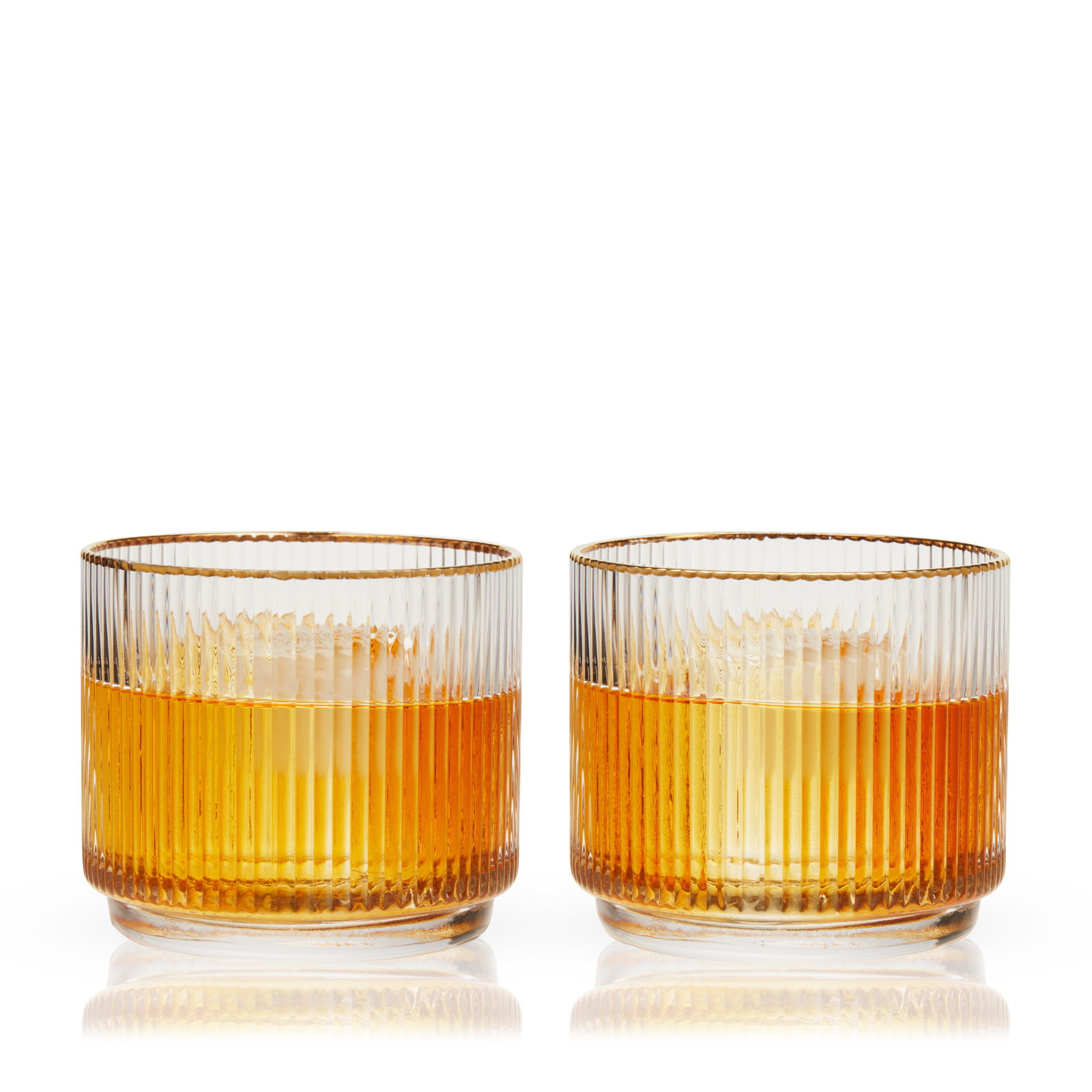 Meridian Crystal Lowball Tumblers, Set of 2