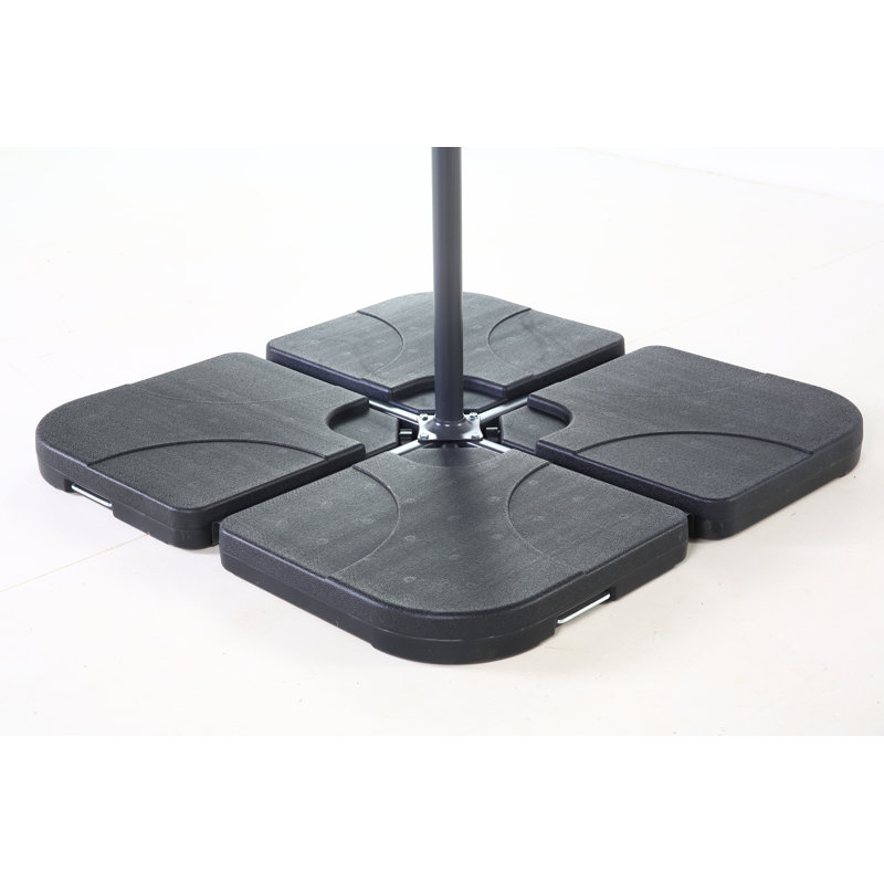 Arely 21.78 lb. Plastic Umbrella Base