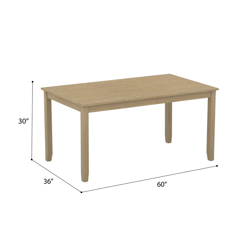 Table de salle à manger Wichita, Brun