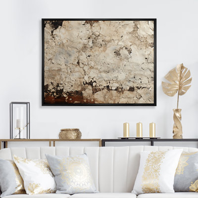 Gris «Rhythms Champagne I» - art mural Champagne