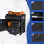 Mobile Tool Storage Cabinet - Garage Organizer With Lockable Compartment & 4 Drawers