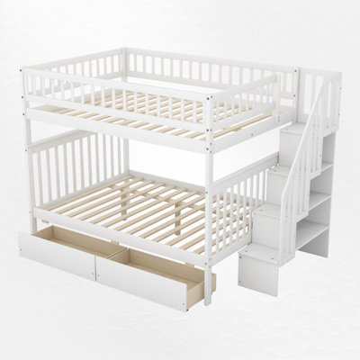 Sand & Stable Baby & Kids Northwest Kids Bunk Bed with Drawers ...