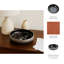Bol décoratif décoratif rond avec finition deux tons - bol décoratif moderne pour la maison, table basse ou comptoir de cuisine - 14 po, brun clair et bleu