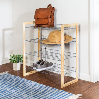 18 Pair Shoe Rack