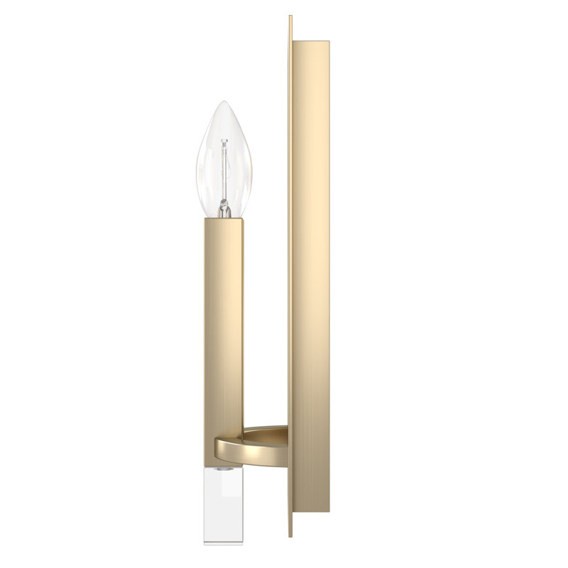 Hunter Sunjai 1 Light Sconce Wall Light Fixture, Alturas Gold