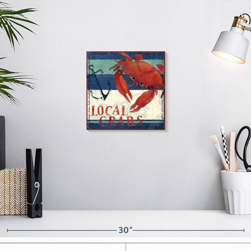 Brampt Deep Sea Crab, 10" H x 10" W